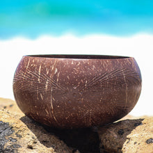 Load image into Gallery viewer, Coconut Bowl with Engraving Details