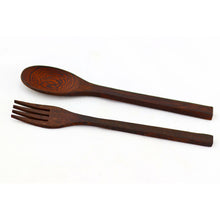 Load image into Gallery viewer, Coconut Wooden Cutlery Bundles