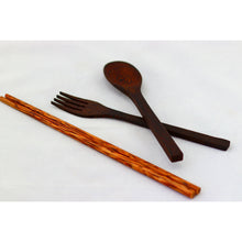 Load image into Gallery viewer, Coconut Wooden Cutlery Bundles