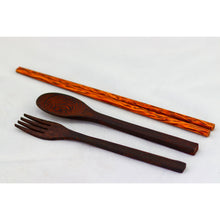 Load image into Gallery viewer, Coconut Wooden Cutlery Bundles