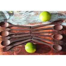 Load image into Gallery viewer, Coconut Wooden Cutlery Bundles