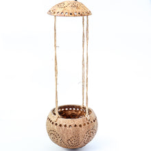 Load image into Gallery viewer, Coconut Shell Hanging Planter Pot