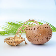 Load image into Gallery viewer, Coconut Shell Hanging Planter Pot