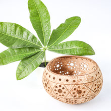 Load image into Gallery viewer, Coconut Shell Tealight Candle Holders