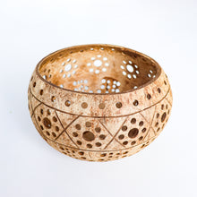 Load image into Gallery viewer, Coconut Shell Tealight Candle Holders