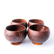 Load image into Gallery viewer, Natural Coconut Shell Cup With Base