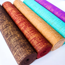 Load image into Gallery viewer, Best Yoga Mat - Premium Quality Linen and TPE Exercise Mat