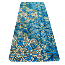 Load image into Gallery viewer, Microfiber Suede & Rubber, Foldable Yoga Mat - Machine Washable