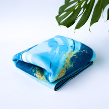 Load image into Gallery viewer, Microfiber Suede & Rubber, Foldable Yoga Mat - Machine Washable