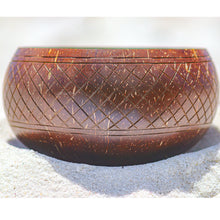 Load image into Gallery viewer, Coconut Bowl with Engraving Details
