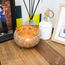 Load image into Gallery viewer, Coconut Shell Tealight Candle Holders
