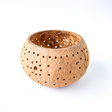 Load image into Gallery viewer, Coconut Shell Tealight Candle Holders
