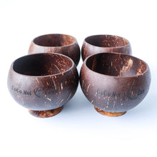 Load image into Gallery viewer, Natural Coconut Shell Cup With Base
