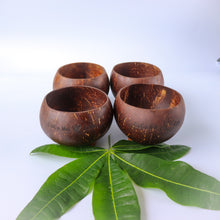 Load image into Gallery viewer, Natural Coconut Shell Cup With Base
