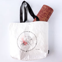 Load image into Gallery viewer, Multi purpose water proof, reversible, gym bag, Tyvek Dupont Paper &amp; Canvas Tote Bag
